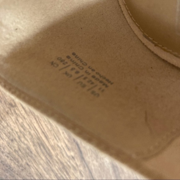 Gap sz 11 tan suede pointy toe pumps heels - Picture 6 of 11